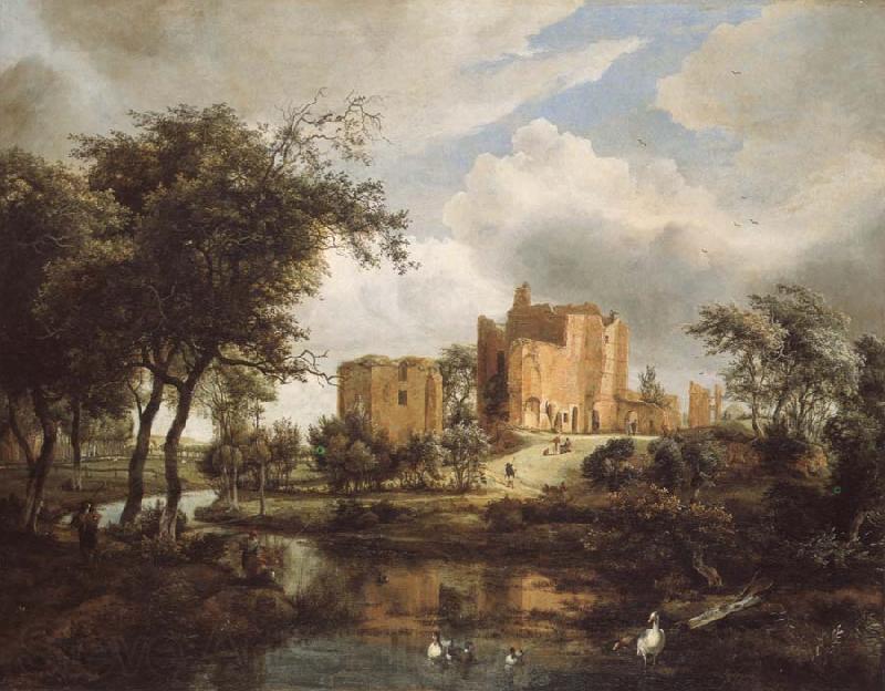 Meindert Hobbema The Ruins of Brederode Castle